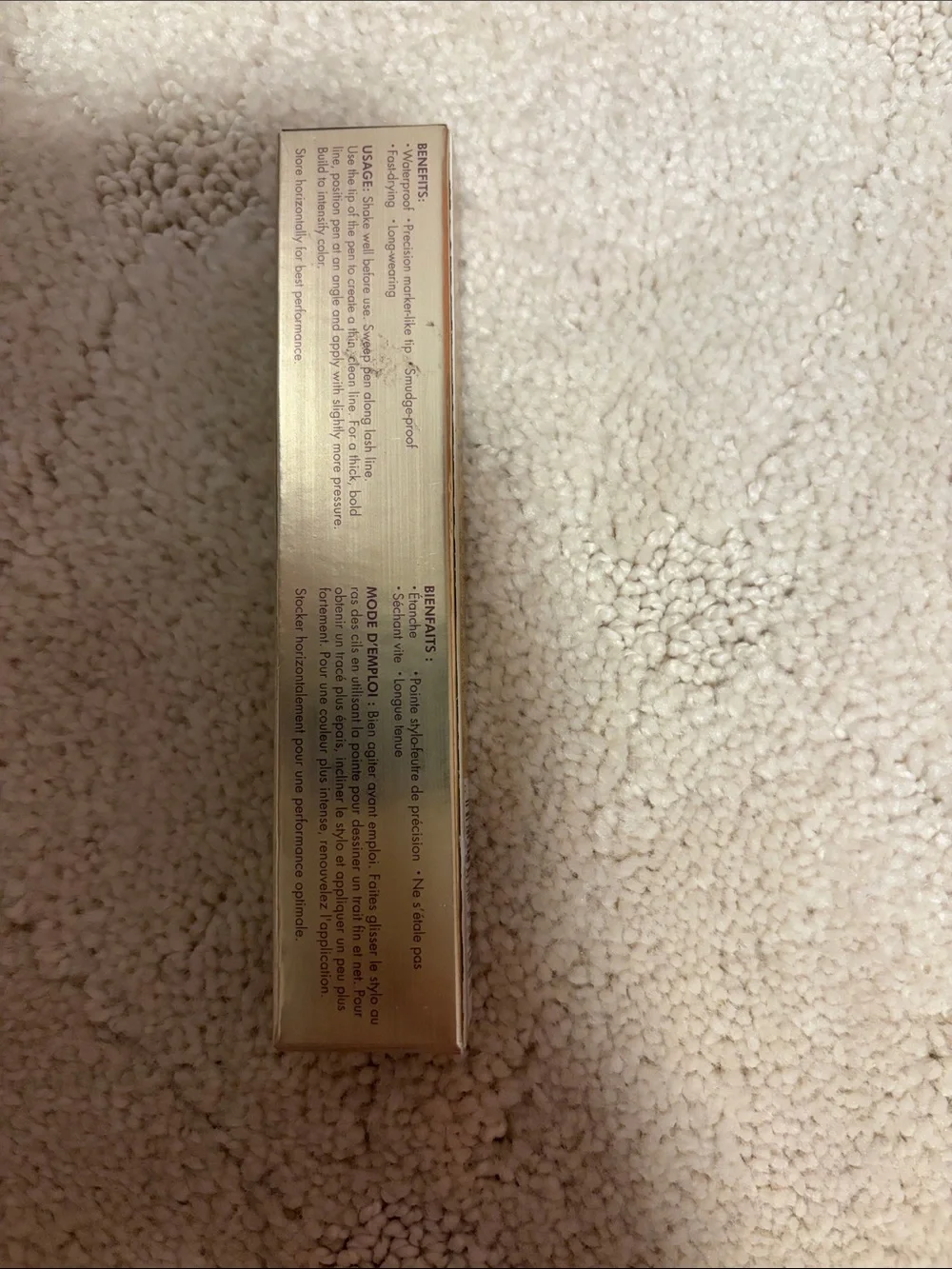 Stila Metallic Gold Liquid Eyeliner Dark Brown